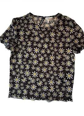 H&M Divided To All The Boys I've Loved Before Sheer Daisy Mesh Top